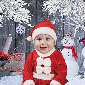 LTLYH 7x5ft Christmas Photography Backdrop Winter Snowman Santa Gift Wood Decoration Backdrop Xmas Eve Holiday Party Supplies Cake Table Banner Home Decoration Portraits Photo Booth Studio Prop