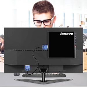 Lenovo All in one Tiny Computer Desktop PC, Intel Pentium J3710 Processor, 8GB Ram, 128GB SSD, New 22 Inch Monitor, Wireless Keyboard and Mouse, WiFi/Bluetooth, Windows 10 (Renewed)