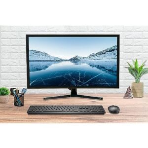 Lenovo All in one Tiny Computer Desktop PC, Intel Pentium J3710 Processor, 8GB Ram, 128GB SSD, New 22 Inch Monitor, Wireless Keyboard and Mouse, WiFi/Bluetooth, Windows 10 (Renewed)