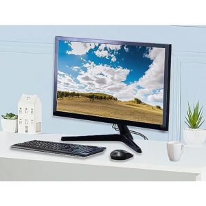 Lenovo All in one Tiny Computer Desktop PC, Intel Pentium J3710 Processor, 8GB Ram, 128GB SSD, New 19 Inch Monitor, Wireless Keyboard and Mouse, WiFi/Bluetooth, Windows 10 (Renewed)