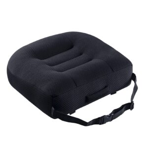 seat cushion pillow for office chair/car, adult car booster cushions for short people increase field of view, support chair pad for butt, tailbone, back, coccyx for computer, desk chair
