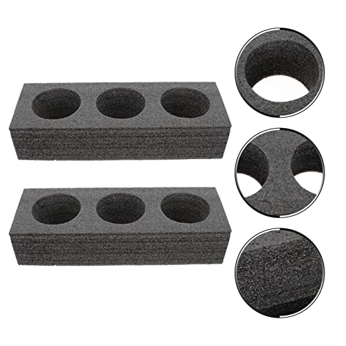 Yardwe Drink Carriers 2PCS Cup Holder Foam Drink Carrier Holder Trays Foam Cup Holder Cup Holder Tray Glass Holder Milk Drink Tray