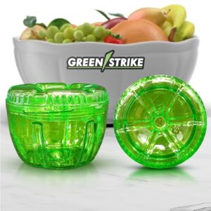 GREENSTRIKE 2-Pack Fruit Fly Traps for Indoors use. 120 Days Solution – Gnat Trap and Effective Fruit Fly Trap – Easy to Use – Best for Kitchen – Dining Areas - Reusable