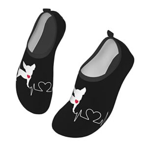 chihuahua heartbeat adult quick-drying non-slip water sports shoes barefoot wading shoes aqua yoga socks