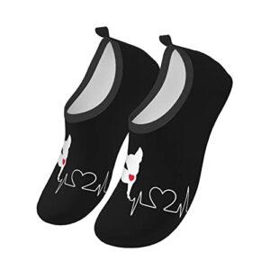 Chihuahua Heartbeat Adult Quick-Drying Non-Slip Water Sports Shoes Barefoot Wading Shoes Aqua Yoga Socks
