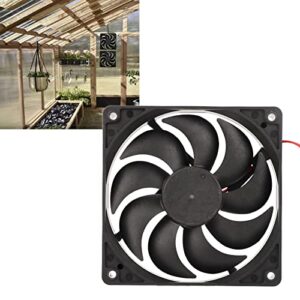 Solar Panel Fans Kit, 10W 12V Solar Panel Powered Dual Fan, Portable Gable Fan, Waterproof Outdoor Solar Exhaust Ventilation Fan for Greenhouse, Chicken Coops, Shed, Dog House, Window Exhaust, RV