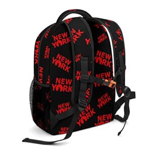 New York City Funny Backpack Shoulders Bookbag Travel Laptop Daypack