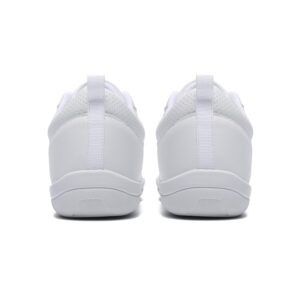 HWJHMX Cheer Shoes Girls White Shoes Youth Womens Cheerleading Fashion Sports Shoes Training Athletic Comfortable Breathable Shoes Flats Kids Cheer Sneakers