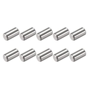 metallixity dowel pin (4x12mm) 25pcs, 304 stainless steel shelf support pegs pin fastener elements - for metal devices, furniture installation, industrial, diy