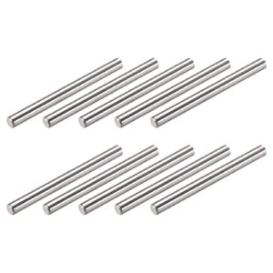 metallixity dowel pin (5x55mm) 10pcs, 304 stainless steel shelf support pegs pin fastener elements - for metal devices, furniture installation, industrial, diy