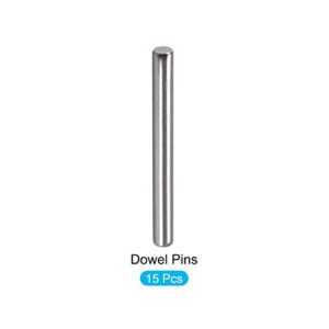 METALLIXITY Dowel Pin (2x20mm) 15Pcs, 304 Stainless Steel Shelf Support Pegs Pin Fastener Elements - for Metal Devices, Furniture Installation, Industrial, DIY