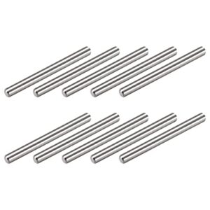 metallixity dowel pin (3x30mm) 30pcs, 304 stainless steel shelf support pegs pin fastener elements - for metal devices, furniture installation, industrial, diy