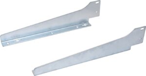 kitchen inventions one pair (right & left) optional door mount kit brackets for pull-out trash systems