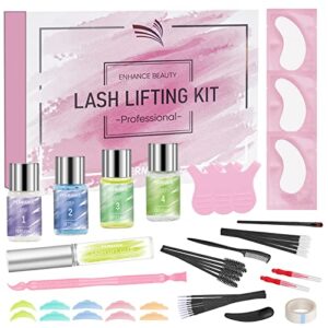 permania lash lift kit, brows lamination kit, eyelash perm salon quality, keep lashes curling and instant fuller eyebrows for 8 weeks