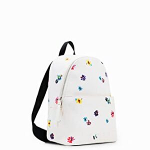 Desigual Women's Accessories PU Backpack Mini, White, One Size