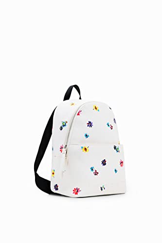 Desigual Women's Accessories PU Backpack Mini, White, One Size