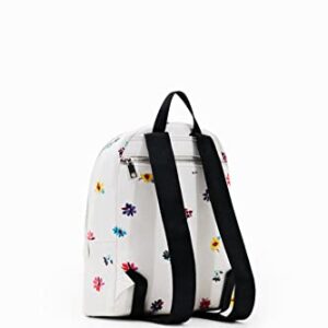 Desigual Women's Accessories PU Backpack Mini, White, One Size