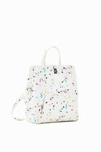 desigual women's accessories pu backpack mini, white, one size