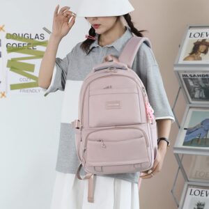 Woyiyaan Backpack for School Girls Bookbag Cute Bag College Middle High Elementary School Backpack for Teen Girls (Purple)