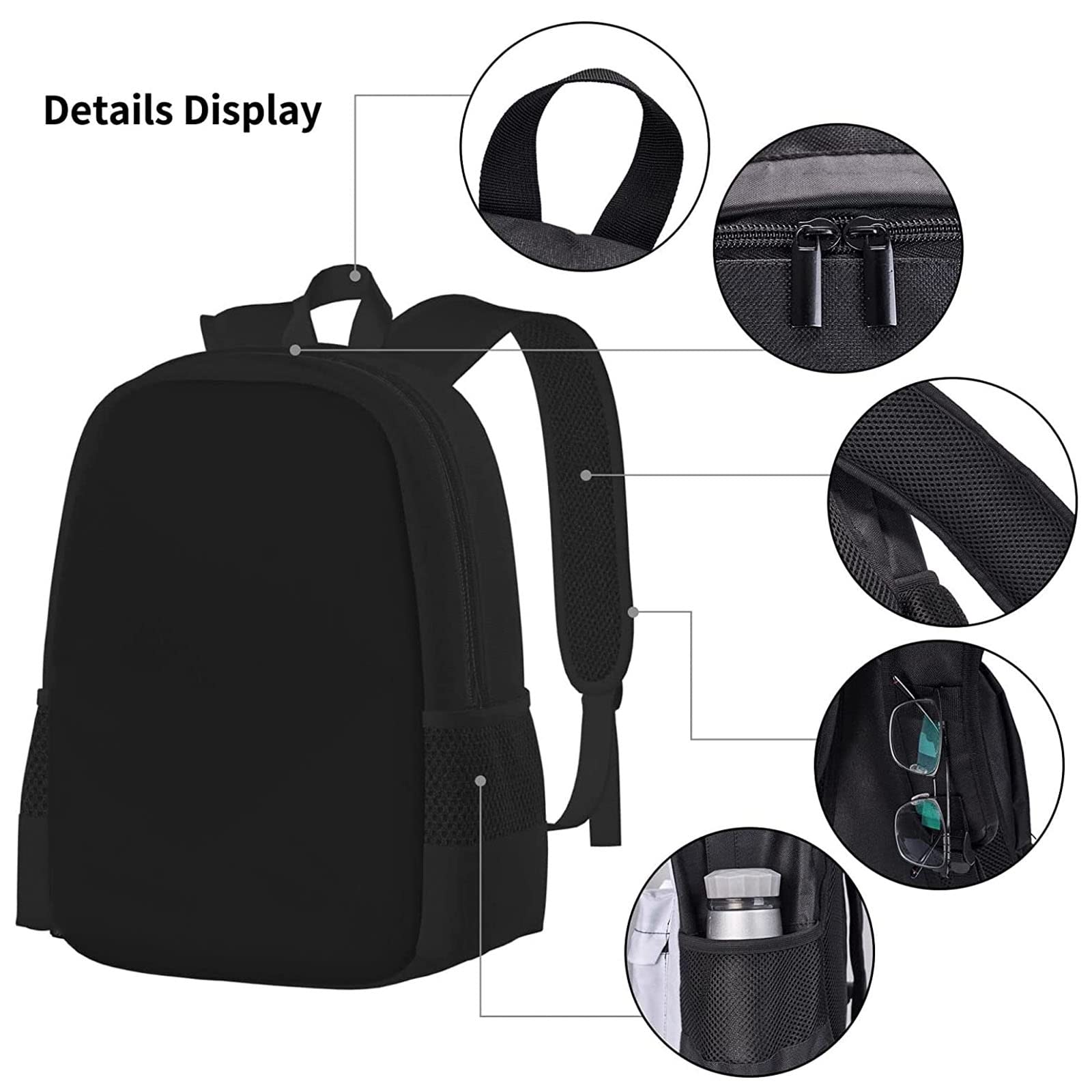 DWONDFORT Fashion Backpack Combination With Lunch Bag Pencil Bag Travel Schoolbag (BACKPACK-2)