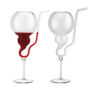straw red wine glass hand blown crystal sippy cups set of 1 champagne cocktail juice glasses unique large long stem white wine glasses capacity (round)
