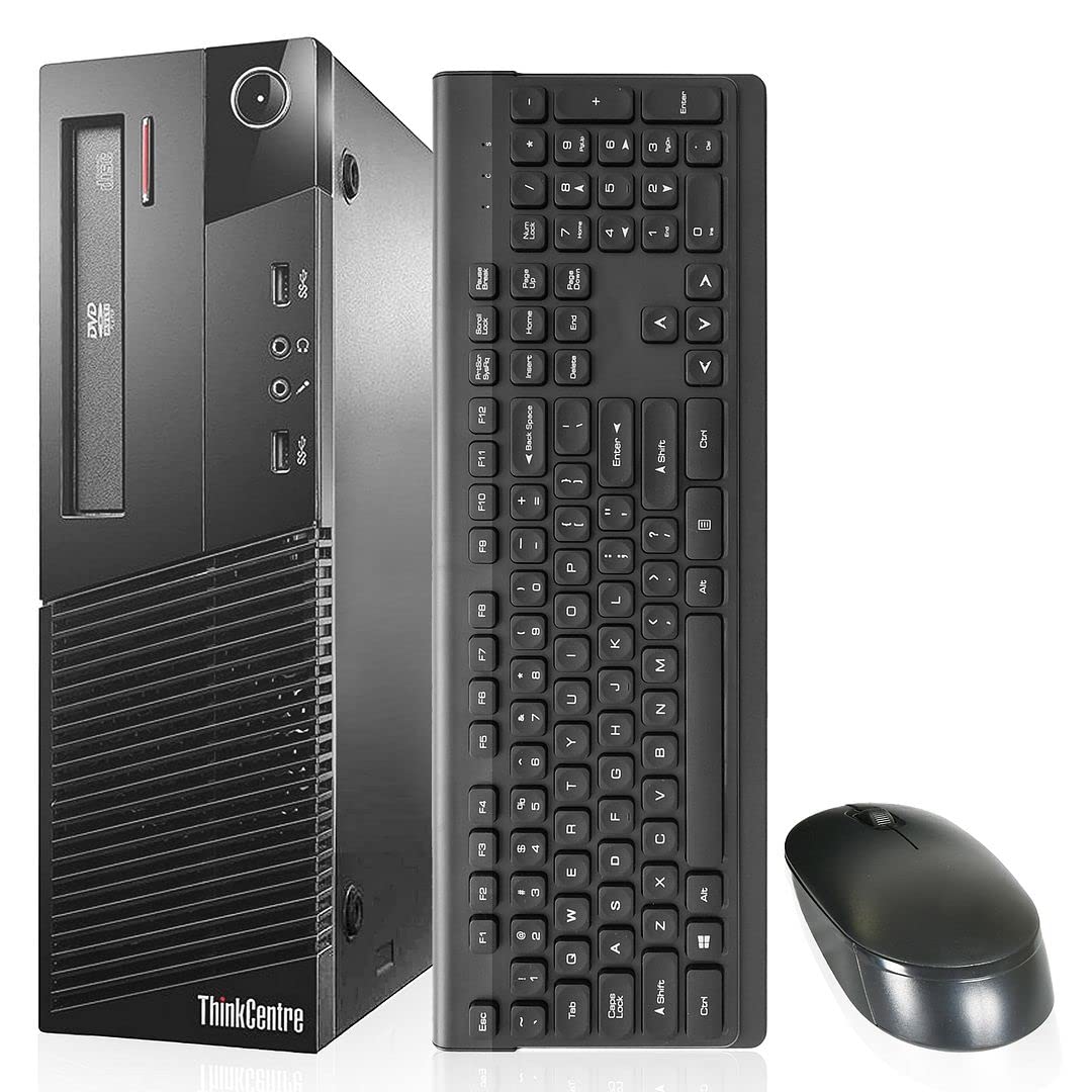 Lenovo Thinkcentre M83 Desktop Refurbished Computer Tower PC, Intel i7 4790 up to 4.0GHz, 32GB RAM,512GB SSD, Built-in AC WiFi, DVD, Windows 10 Pro (Renewed)