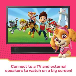 PAW Patrol 7" Portable DVD Player with Matching Headphones and Carrying Bag, Compatible with CDs, DVDs, USB and SD Card, Swivel Screen, (NKPDVD701SK)