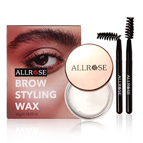 Eyebrow Wax - Brow Shaping Wax for Brow Lamination Effect, Waterproof Eyebrow Styling Wax, Clear Brow Gel, Lift & Freeze Brow Soap Without Residue (clear)