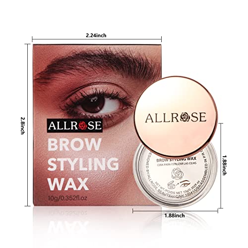 Eyebrow Wax - Brow Shaping Wax for Brow Lamination Effect, Waterproof Eyebrow Styling Wax, Clear Brow Gel, Lift & Freeze Brow Soap Without Residue (clear)