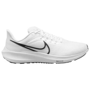 nike women's air zoom pegasus 39, white/black-white, 9