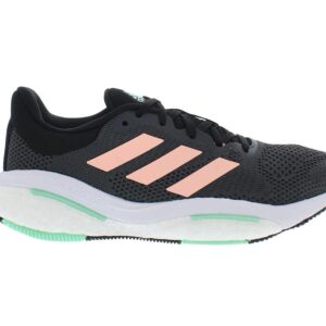 adidas Women's Solarglide 5 Grey Six/Light Flash Orange/Pulse Mint 9.5 B