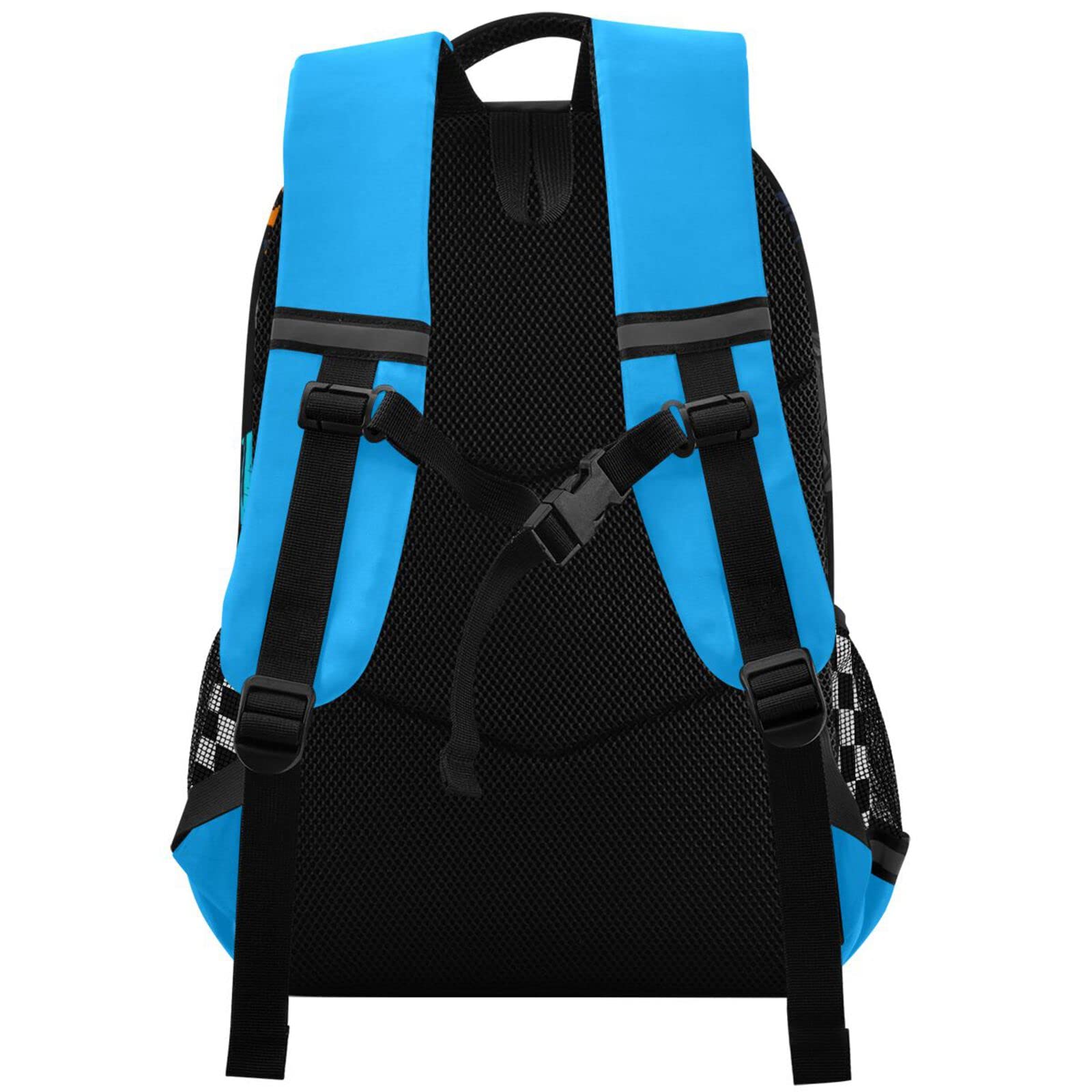 beeplus Custom Personalized Monster Truck Backpack for Boys Girls School Backpack Kids Backpack Bookbag Elementary School Bag