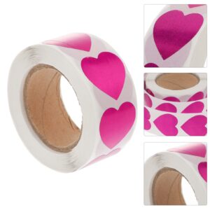 Beaupretty 500pcs Tanning Stickers Heart Sticker for Sun Tan Body Heart Labels Sun Tan Heart Labels Envelope Seal Stickers Body Tanning Heart Stickers Purple Sun Stickers PVC Heart-Shaped