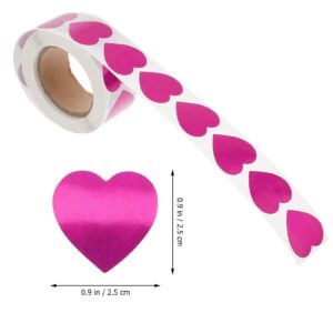 Beaupretty 500pcs Tanning Stickers Heart Sticker for Sun Tan Body Heart Labels Sun Tan Heart Labels Envelope Seal Stickers Body Tanning Heart Stickers Purple Sun Stickers PVC Heart-Shaped