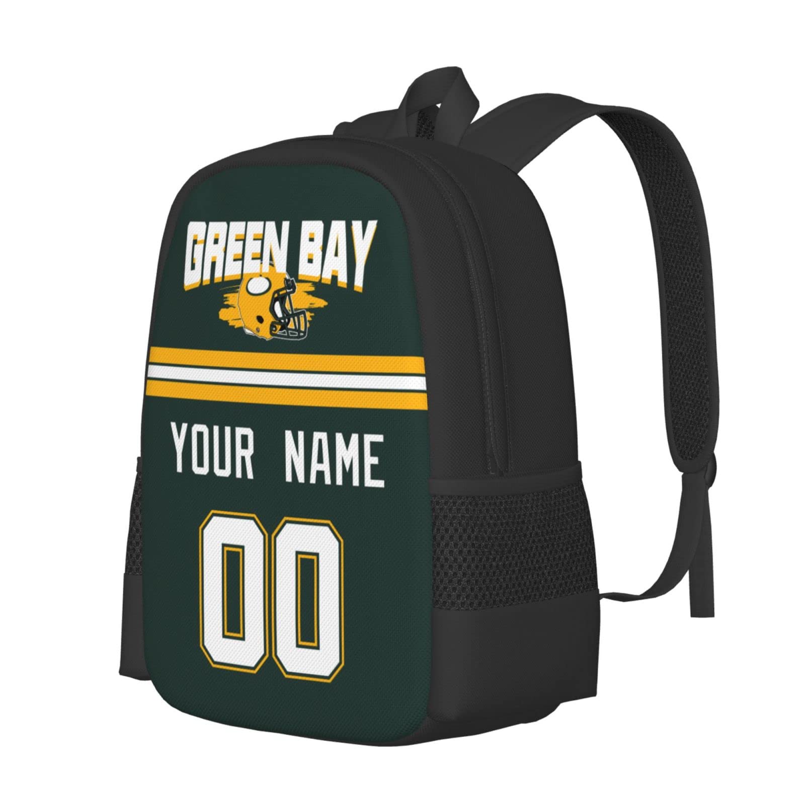 ANTKING Green Bay Backpack Custom any Name and Number Gifts for Men Women