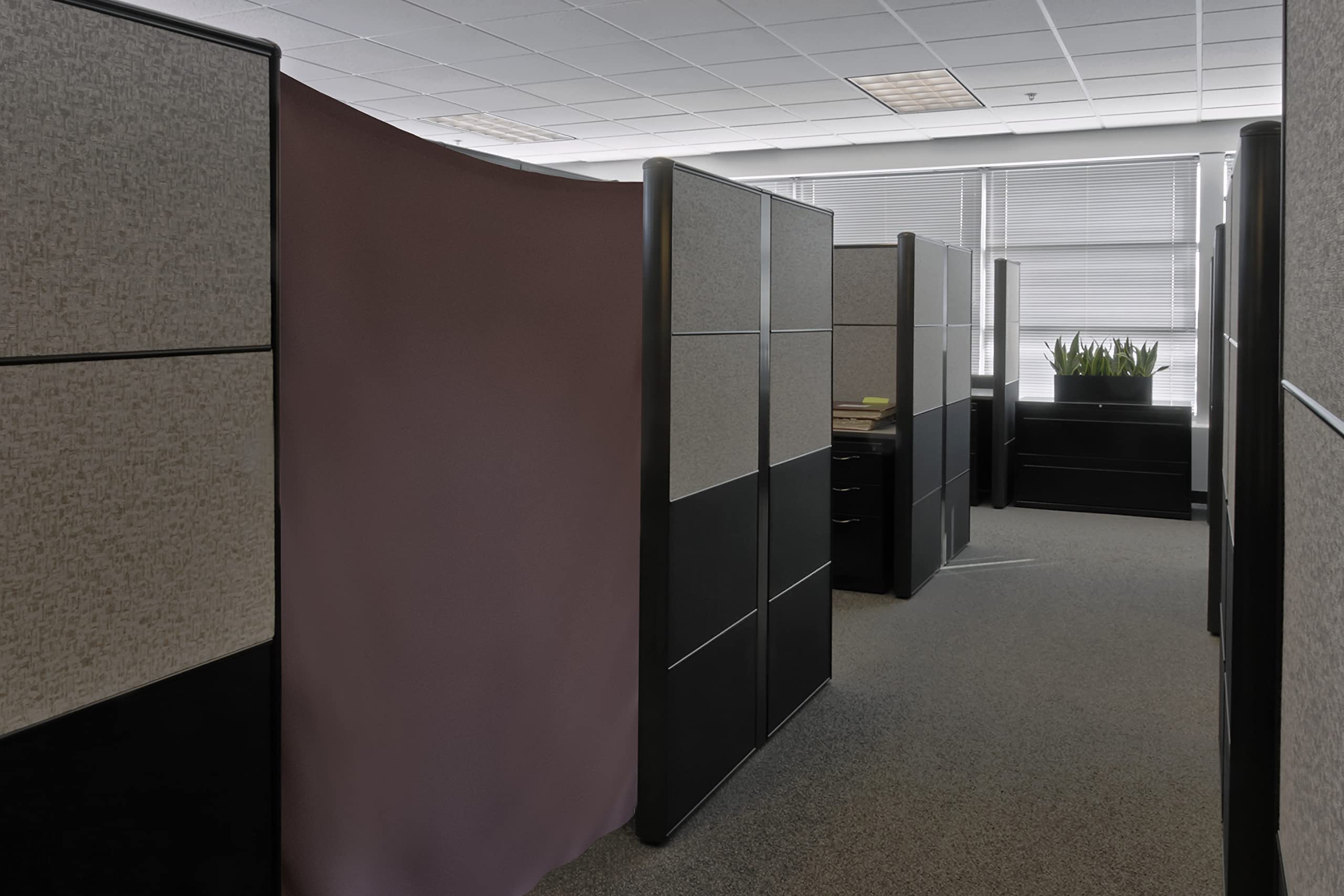 TopShade Office Cubicle Curtain and Privacy Door/Screen