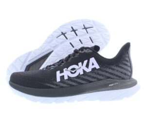 hoka one one mach 5 womens shoes size 8, color: black/castlerock