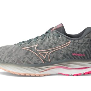 Mizuno Wave Rider 26 Project Zero Ultimate Grey/Peach Bud Women's 10 B (M)