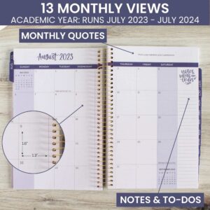 bloom daily planners 2023-2024 Academic Year Day Planner (July 2023 - July 2024) - 5.5” x 8.25” - Weekly/Monthly Agenda Organizer Book with Stickers & Bookmark - Good Things Are Coming