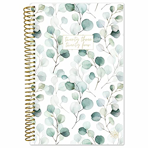 bloom daily planners 2023-2024 Pocket Planner - 4” x 6” - (July 2023 - July 2024) - MINI Weekly/Monthly Agenda Organizer & Calendar Book - Boho Greenery