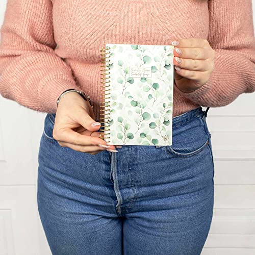 bloom daily planners 2023-2024 Pocket Planner - 4” x 6” - (July 2023 - July 2024) - MINI Weekly/Monthly Agenda Organizer & Calendar Book - Boho Greenery