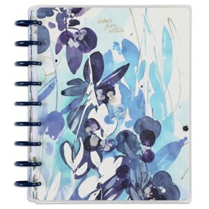 happy planner 2023 daily planner and calendar, 12-month daily, weekly, and monthly planner, jan. 2023–dec. 2023 diary, dashboard layout, ingrid blooms theme, classic size, 17.78 x 23.50 cm