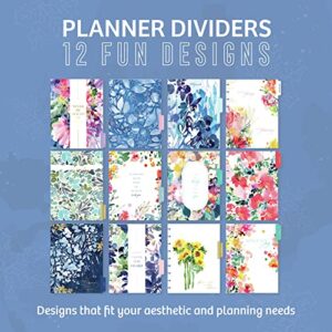 Happy Planner 2023 Daily Planner and Calendar, 12-Month Daily, Weekly, and Monthly Planner, Jan. 2023–Dec. 2023 Diary, Dashboard Layout, Ingrid Blooms Theme, Classic Size, 17.78 x 23.50 cm