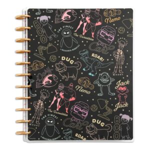 happy planner disney pixar 2023 daily planner for jan. 2023–dec. 2023, 12-month daily, weekly, and monthly planner, bright year vertical layout, big size, 11 inches by 8 1/2 inches