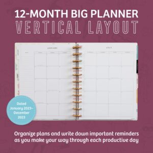 Happy Planner Disney Pixar 2023 Daily Planner for Jan. 2023–Dec. 2023, 12-Month Daily, Weekly, and Monthly Planner, Bright Year Vertical Layout, Big Size, 11 Inches by 8 1/2 Inches