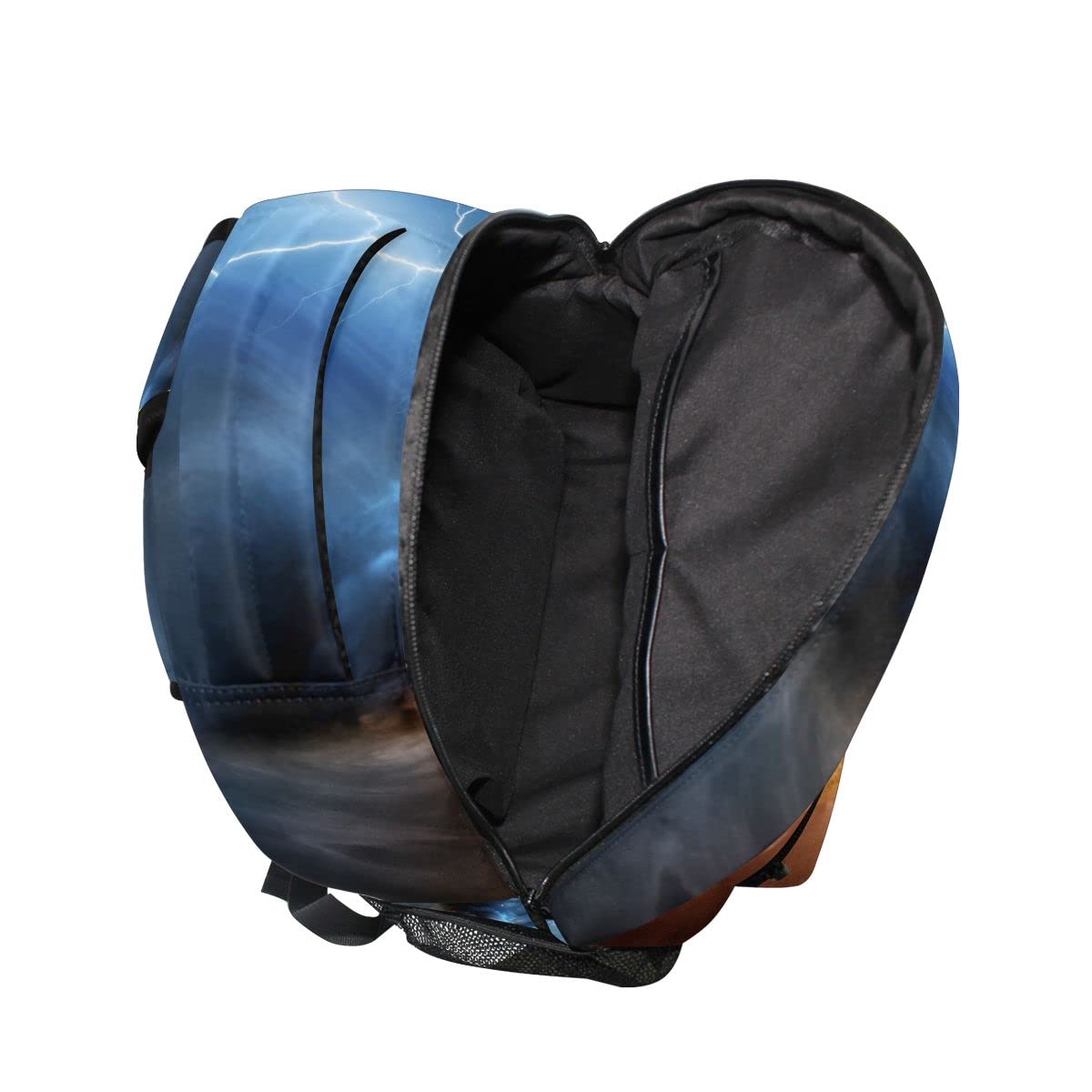 Glaphy Tornado Colorful Backpack School Book Bag Lightweight Laptop Backpack for Boys Girls Kids