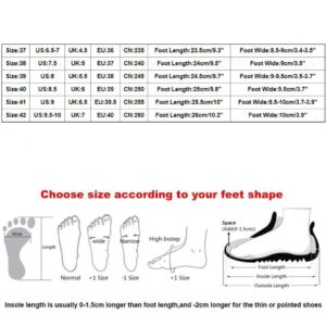 Women's Walking Shoes Sock Sneakers Women Walking Shoes Comfortable Mesh Slip On Air Cushion Casual Running Shoes Outdoor Gym Travel Wedge Platform Loafers vjfj01