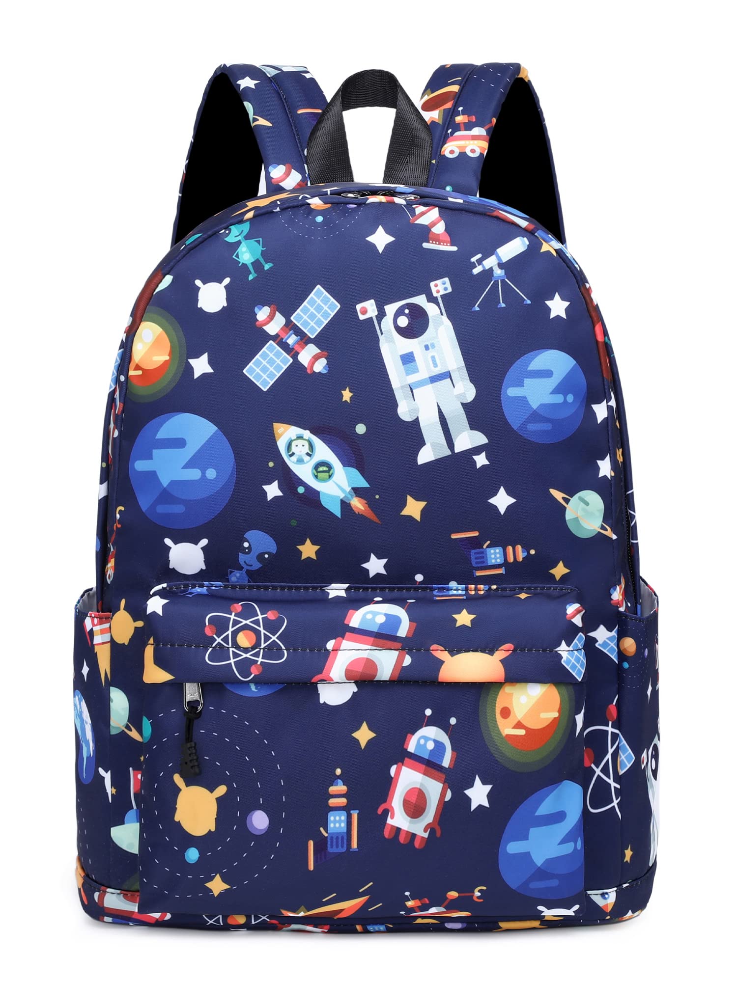 Tpeohan Blue Boys Backpacks for Elementary School Backpack for Boys 8-12 Middle School Space