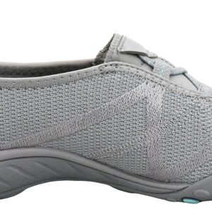 Skechers Women's Breathe Easy-A Look Sneaker, Grey/Aqua 8 W