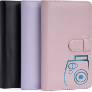 Wallet Photo Album 2x3 Compatible with Fujifilm Instax Mini 11 9 8 70 90 7S Instant Camera Film, Polaroid Album, Instax Photo Album 64 Pictures